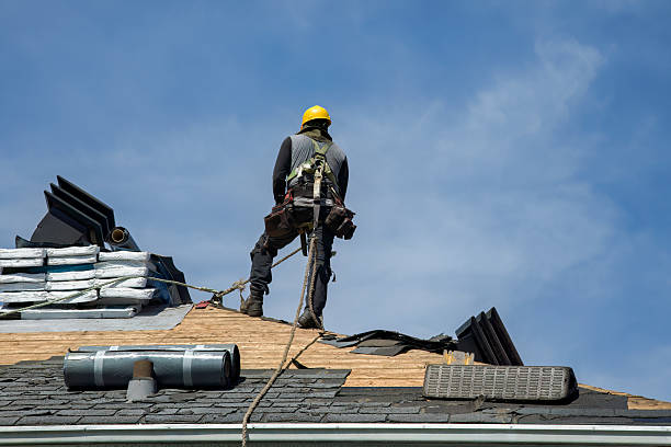 Professional Roofing technician working in Richmond Hill, NY